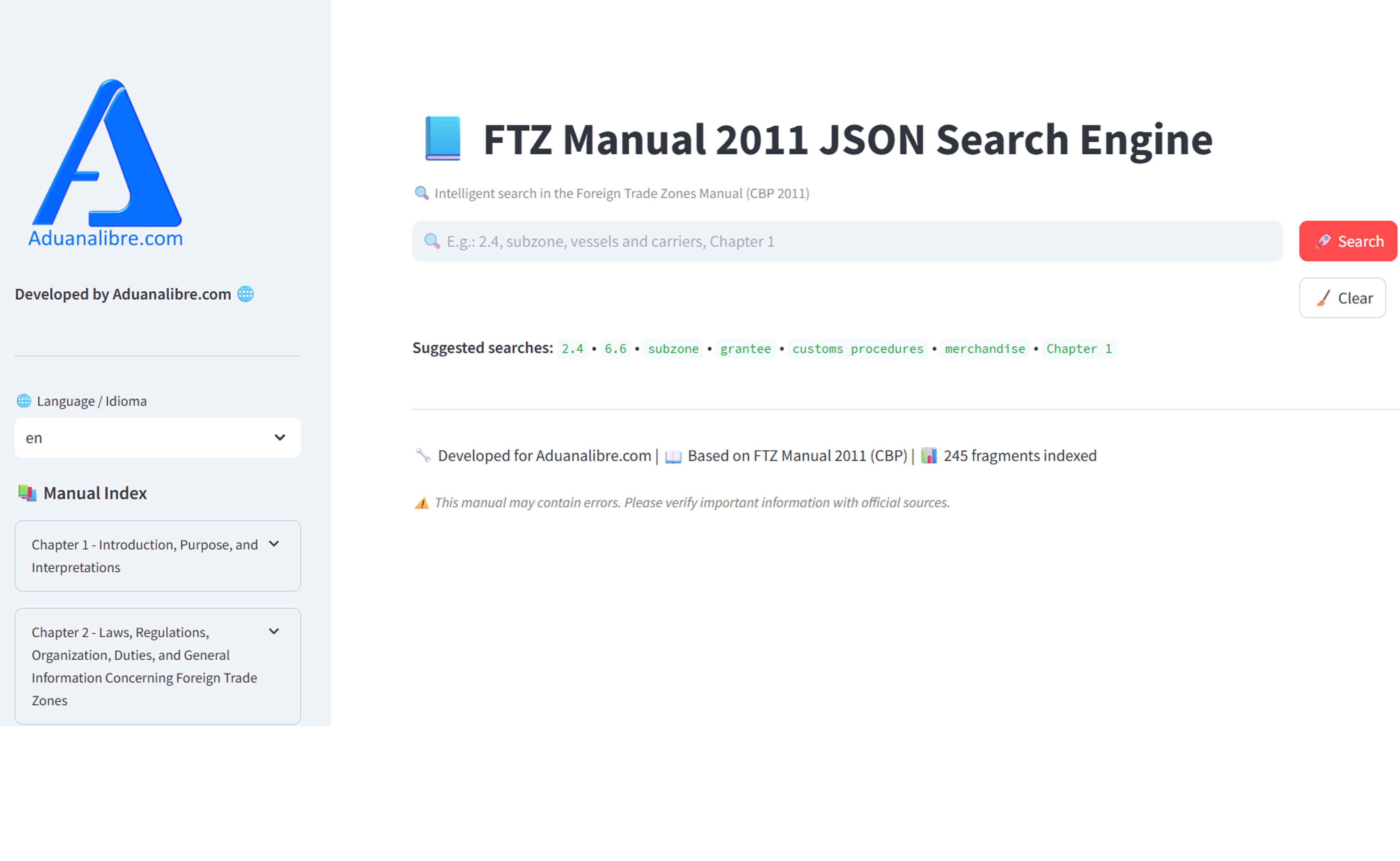 FTZ Manual